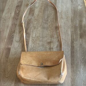 Auxiliary Light Brown Crossbody Bag